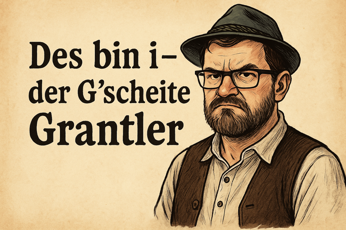 Des bin i - der Gscheite Grantler