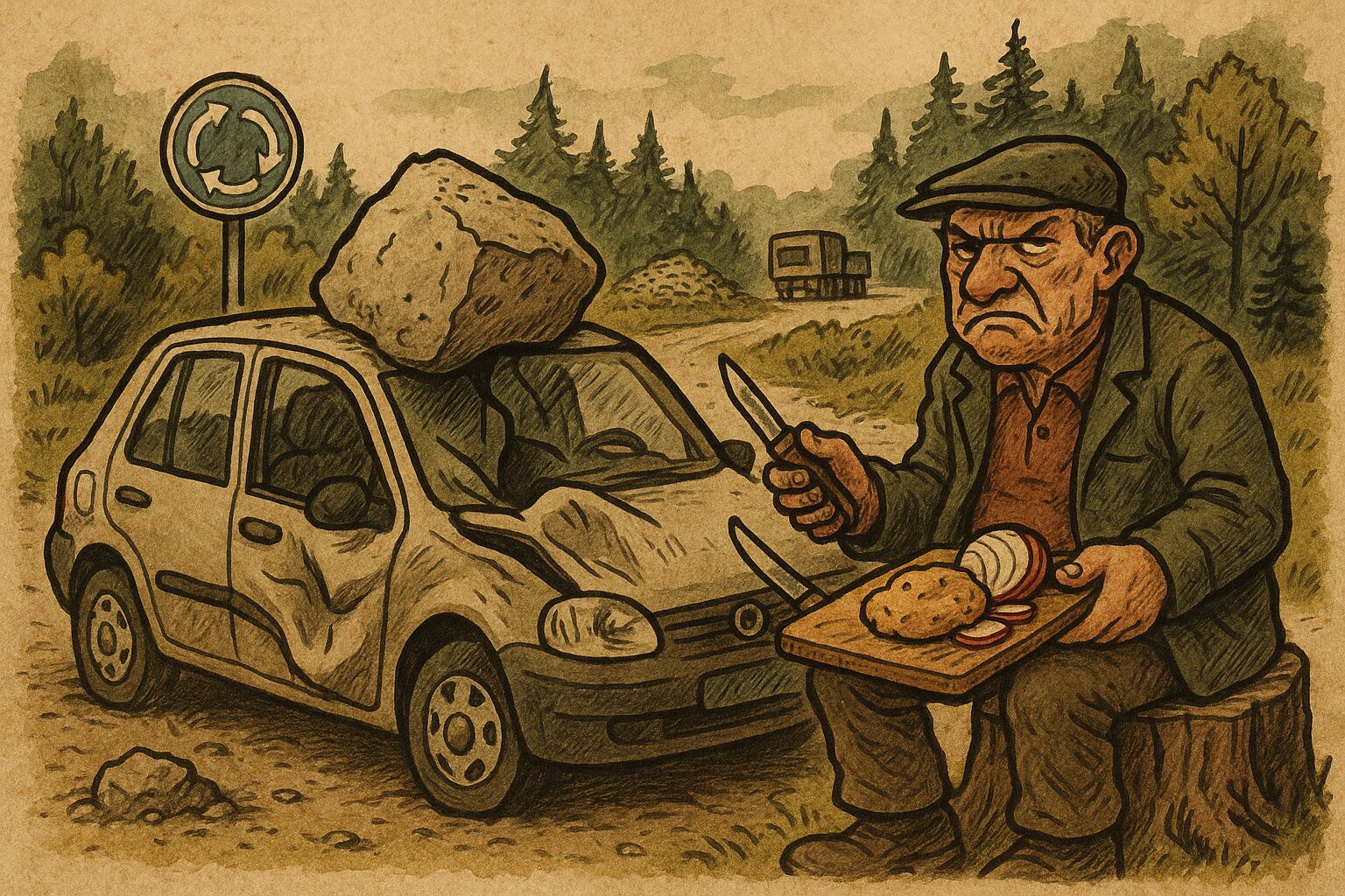 Mehr über den Artikel erfahren Betonchaos in Vilshofen – wenn die Ladung fliegt, is z’ spät!